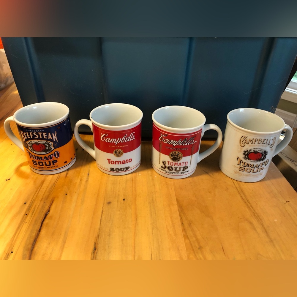 Campbell’s Soup 125th Anniversary Mug Set